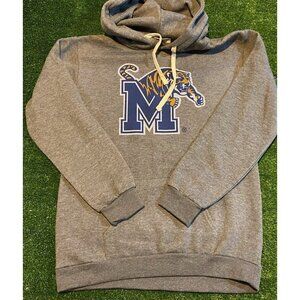 Memphis Tigers hoodie mens medium gray blue football Homefield Apparel 22